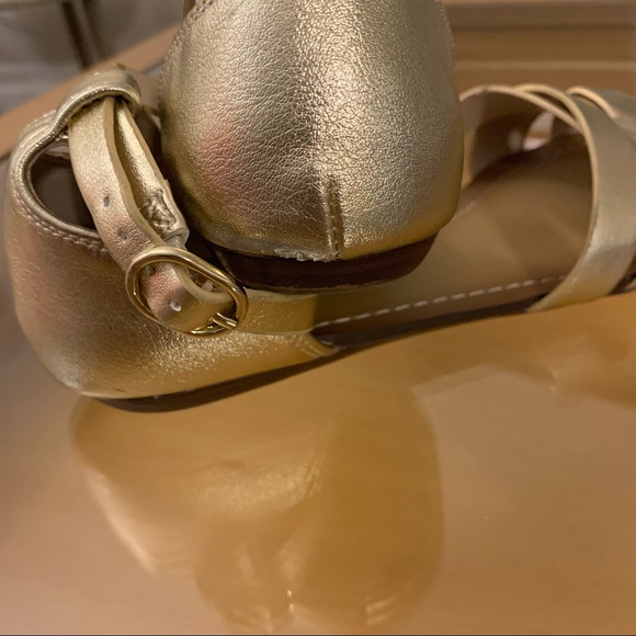 SOLD Aldo Gold Sandals - Picture 5 of 5